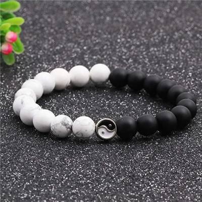 MENGLINA Yin Yang Feng Shui Charm Bracelet