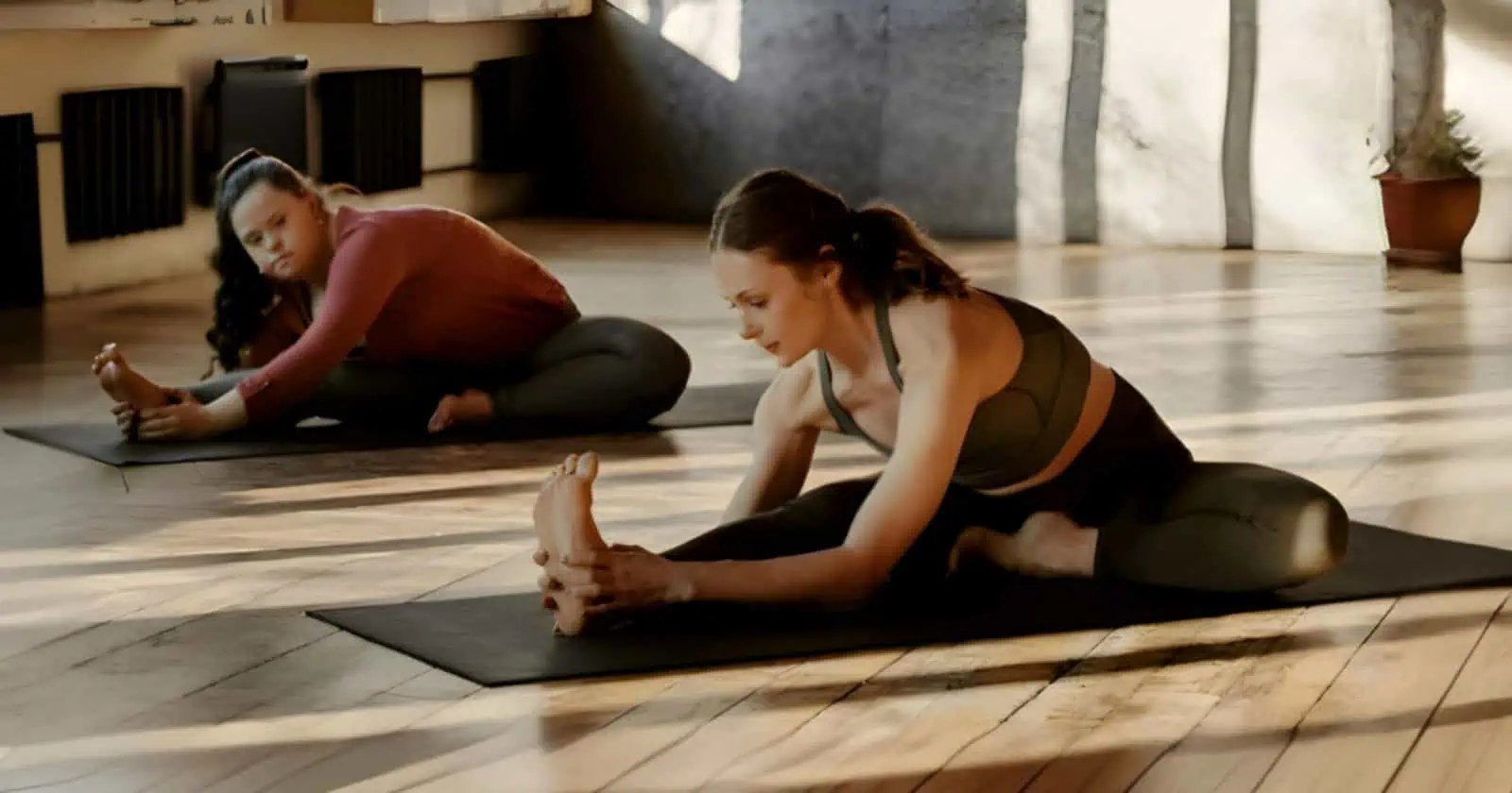 Head to Knee Pose is a seated forward bend that stretches the hamstrings, back, and hip.