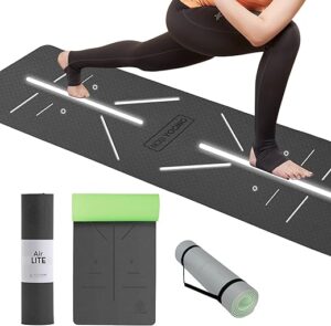 6mm Yoga Mat with Alignment Lines