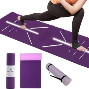 8mm Yoga Mat with Alignment Lines