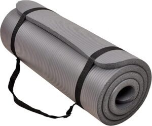 BalanceFrom Thick Yoga Mat with Strap