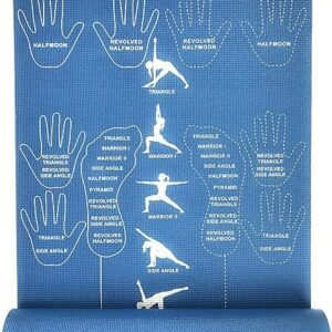 Beginner's Yoga Mat with Alignment Guide