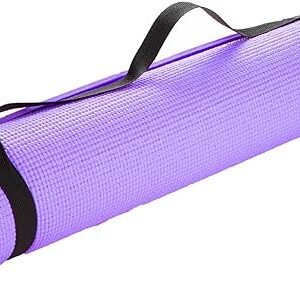 Extra Thick Yoga Fitness Mat with Carrying Strap