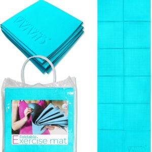 Folding Travel Yoga Mat with Carry Bag