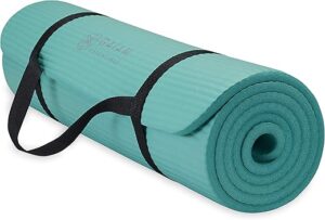 Gaiam Essentials Thick Yoga Mat with Carrier