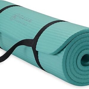 Gaiam Essentials Thick Yoga Mat with Carrier