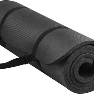 High Density Yoga Mat with Strap