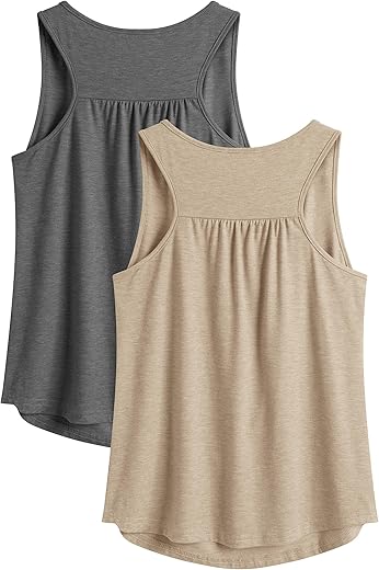 PINSPARK Women's Racerback Workout Tank Tops