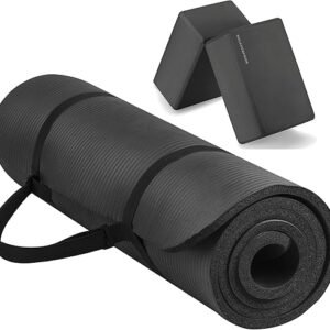 Thick High Density Yoga Mat with Strap