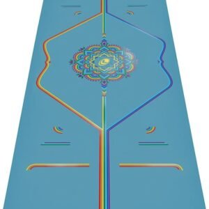 Travel Yoga Mat with Patented Alignment