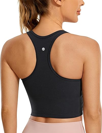 Y-Back Longline Sports Bra with Padding