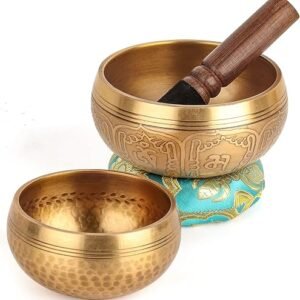 2Pack Tibetan Singing Bowls Set for Meditation