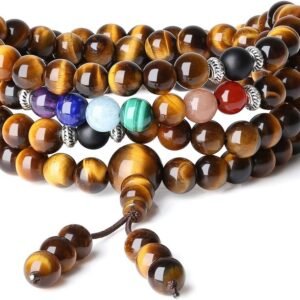 7 Chakra Stone Wrap Bracelet