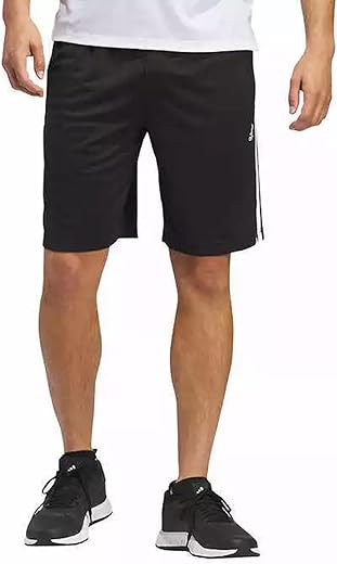 adidas Men's 3 Stripes Zipper Shorts