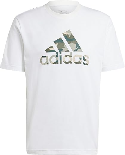 adidas Men's Camo Badge Graphic Tee