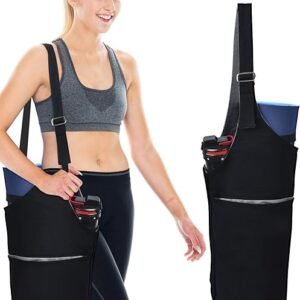 Adjustable Yoga Mat Bag with Pockets