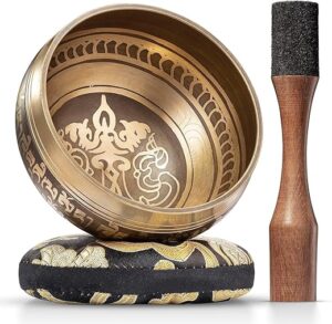 Authentic Tibetan Singing Bowl Meditation Set