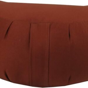 Buckwheat Zafu Meditation Cushion, Clay