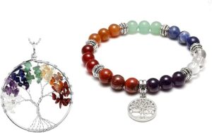 Chakra Tree of Life Jewelry Set