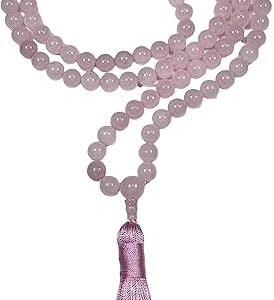 Crystal Mala Beads Necklace for Healing