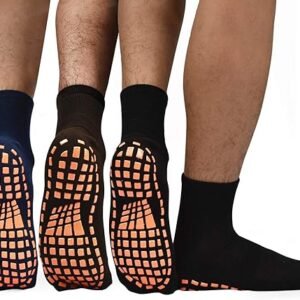 ELUTONG Men's Non-Slip Grip Socks