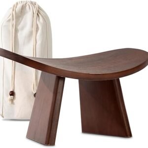 Ergonomic Wood Meditation Bench for Deeper Meditation