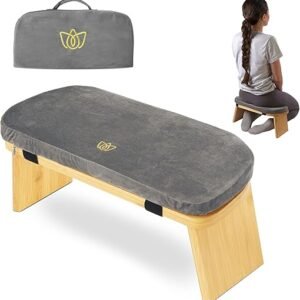 Florensi Bamboo Meditation Bench with Cushion