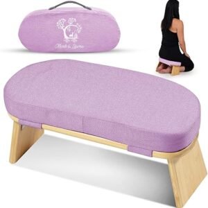 Foldable Bamboo Meditation Bench - Travel-friendly