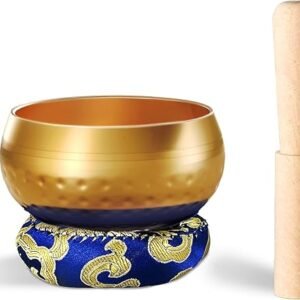 Handcrafted Tibetan Singing Bowl Set for Healing