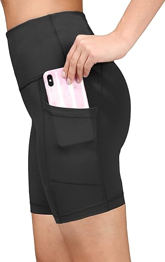 High Waist Yoga Biker Shorts