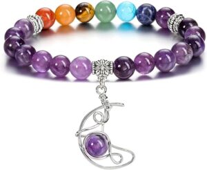 Jovivi 7 Chakra Gemstone Bracelet