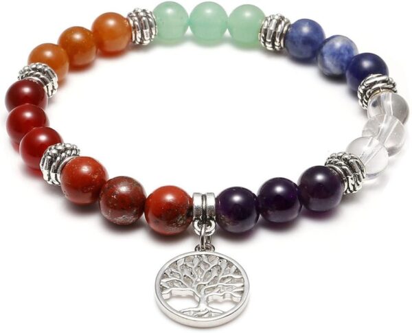 Jovivi 7 Chakra Tree Bracelet