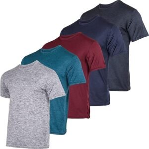 Men's 5 Pack Dry Fit T-Shirt