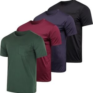 Men's Dry-Fit Performance Athletic T-Shirt Pack