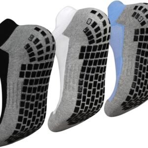 Men's Non-Slip Grip Ankle Socks