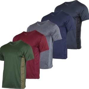 Men's V-Neck Moisture Wicking T-Shirt