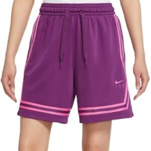 Nike Women's Basketball Shorts in Pinksicle/Viotech