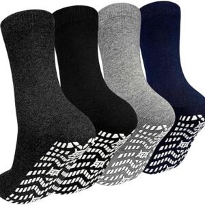 Non-Slip Grip Socks for Men and Women