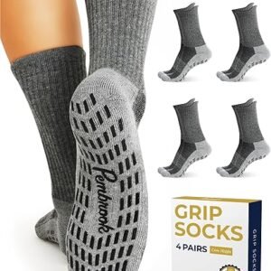 Non-Slip Gripper Socks for Men and Women