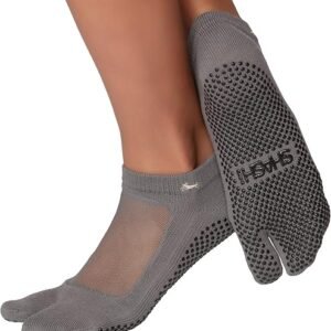 SHASHI Split Toe Pilates Grip Socks