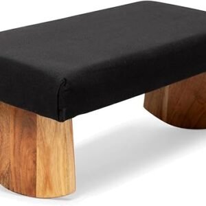 Sustainable Acacia Seiza Meditation Bench