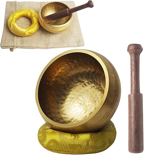 Tibetan Singing Bowl Set for Meditation