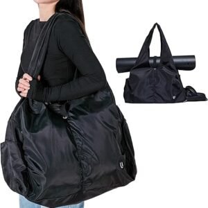 Women's Gym Bag with Yoga Mat Holder