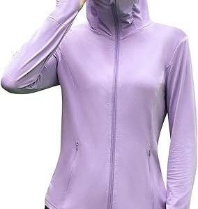 Women's Sun Protection Hoodie Jacket with Pockets