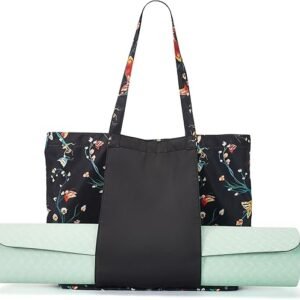 Women's Yoga Mat Bag with Pockets