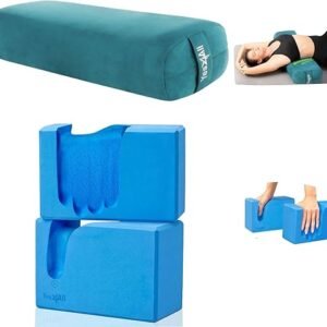 Yes4All Yoga Bolster and Blocks Set