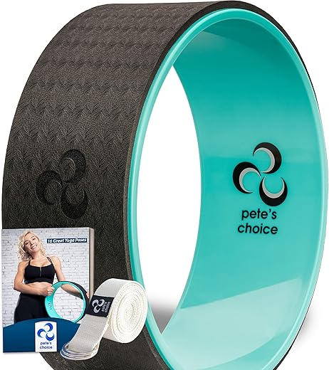 Yoga Wheel & Strap Set - Flexibility & Posture Improvement