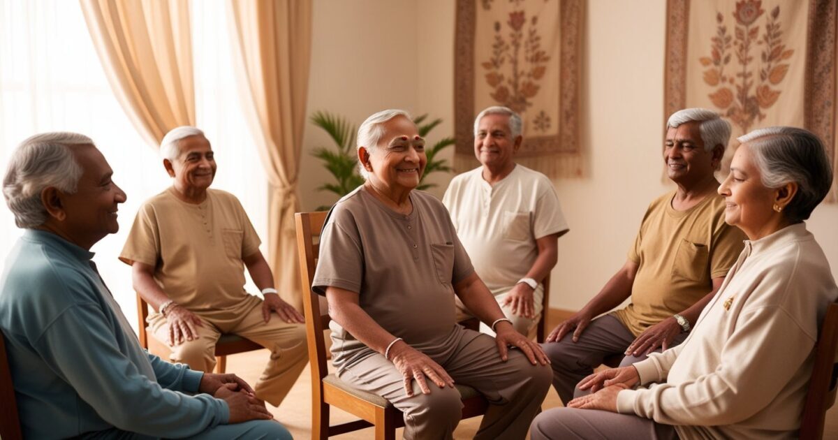 chair yoga seniors citizens featured image e1728851696642